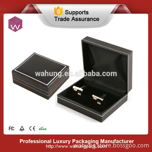personalized leather Cufflink Box for gift